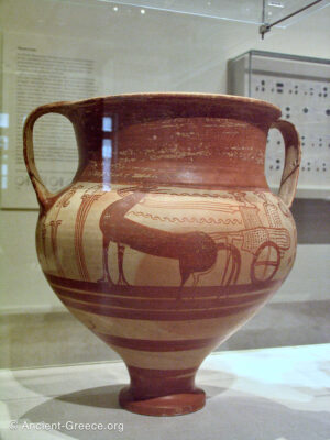 Krater with Chariot decoration