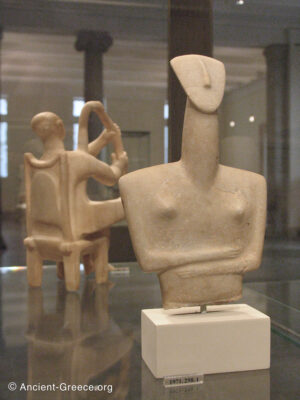 Fragment of a Cycladic figure