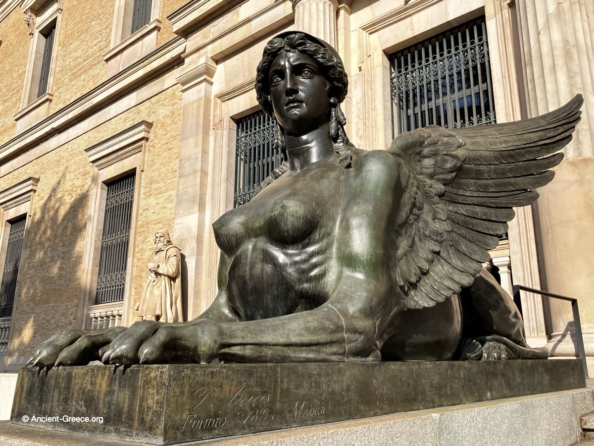 Bronze sphinx
