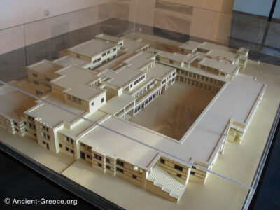 Maquette of the Minoan Place at Malia