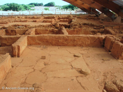 Archaeological site: Area M Stoa and light well