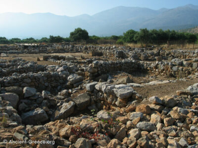 Malia Archeological Site View