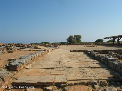 Entry Into the Central Court at Malia Palace