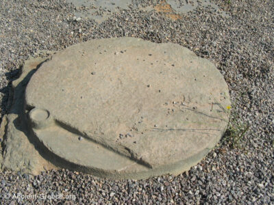 Malia Palace Round Stone Base