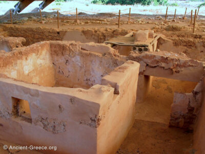 "Area M" View at Malia Bronze Age Site