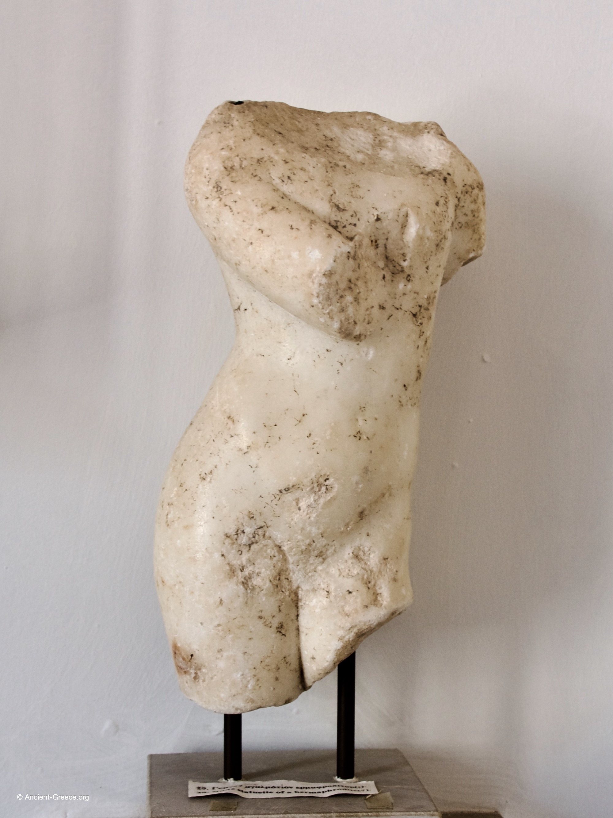 Marble statue of Hermaphrodite Milos