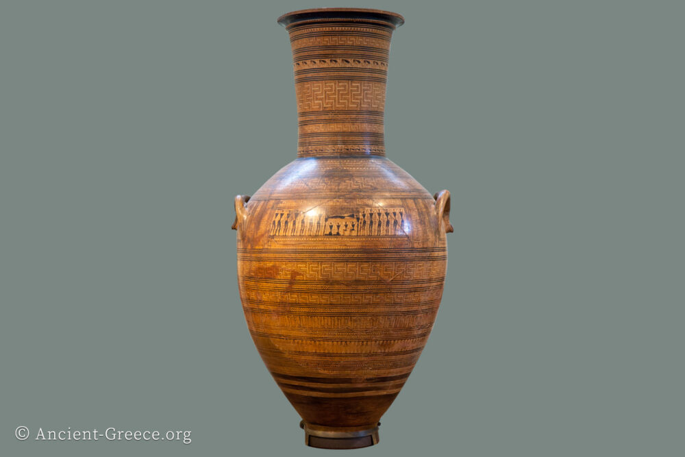 Monumental Attic Grave Amphora Known as Dipylon Amphora – Ancient ...