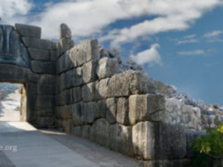 The Lion Gate and the Cyclopean walls of Mycenae