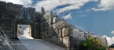 The Lion Gate and the Cyclopean walls of Mycenae