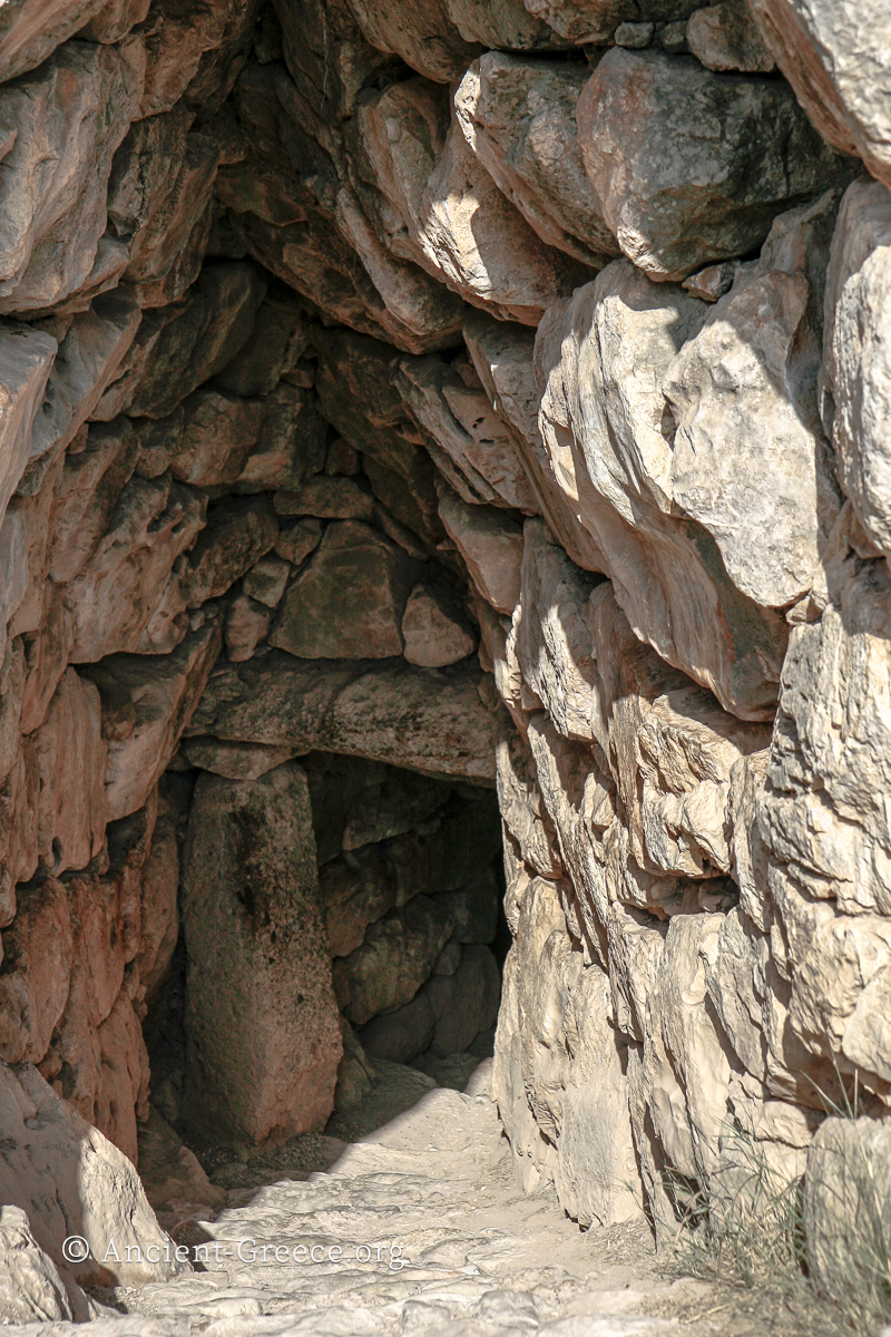 Mycenae: Underground Cistern Entryway Underground Cistern Entryway