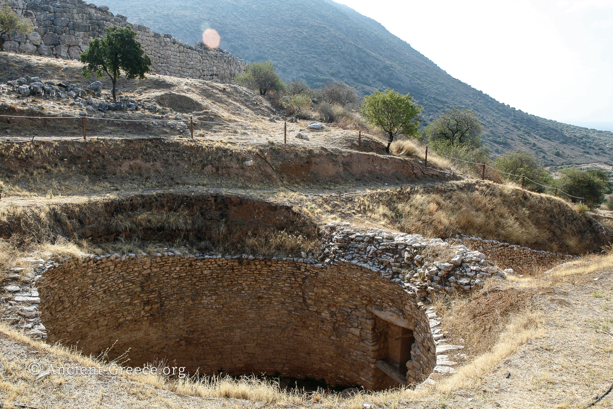 Tomb of Aegisthus from above