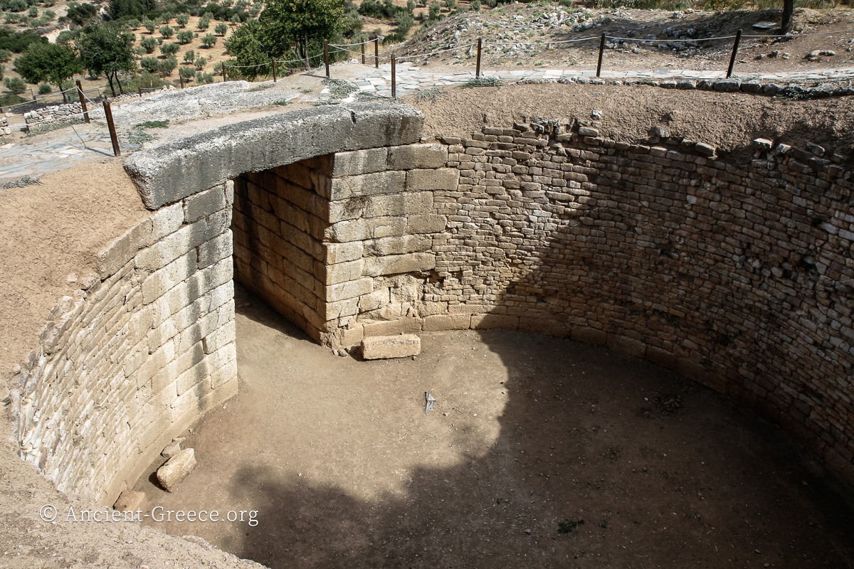 Lion Tomb from above