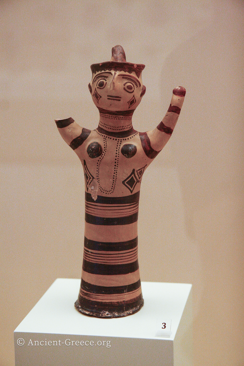 Anthropomorphic ceramic figurine