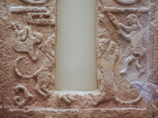 Steele detail of hunting scene