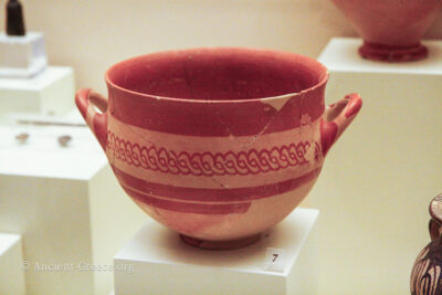 Vessel at Mycenae Museum