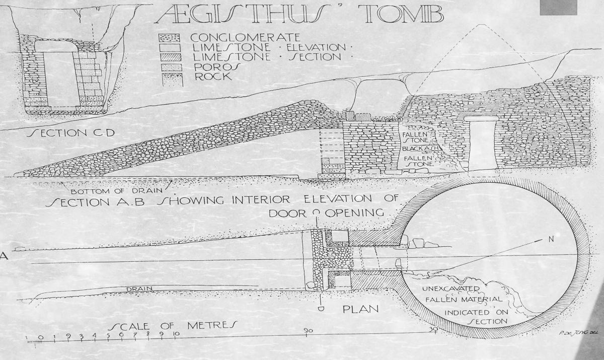 Aegisthus tomb plan