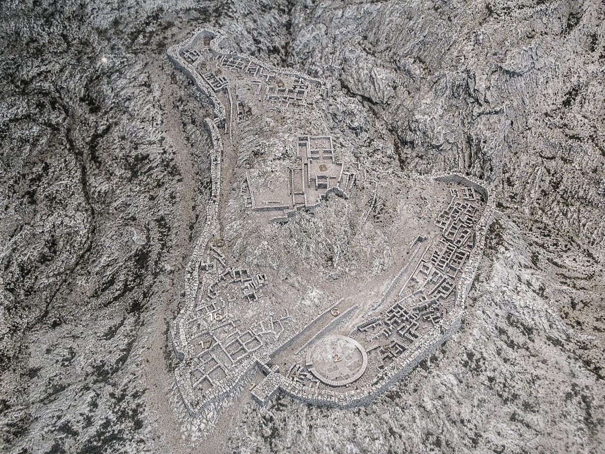 Scale model of Mycenae archaeological site