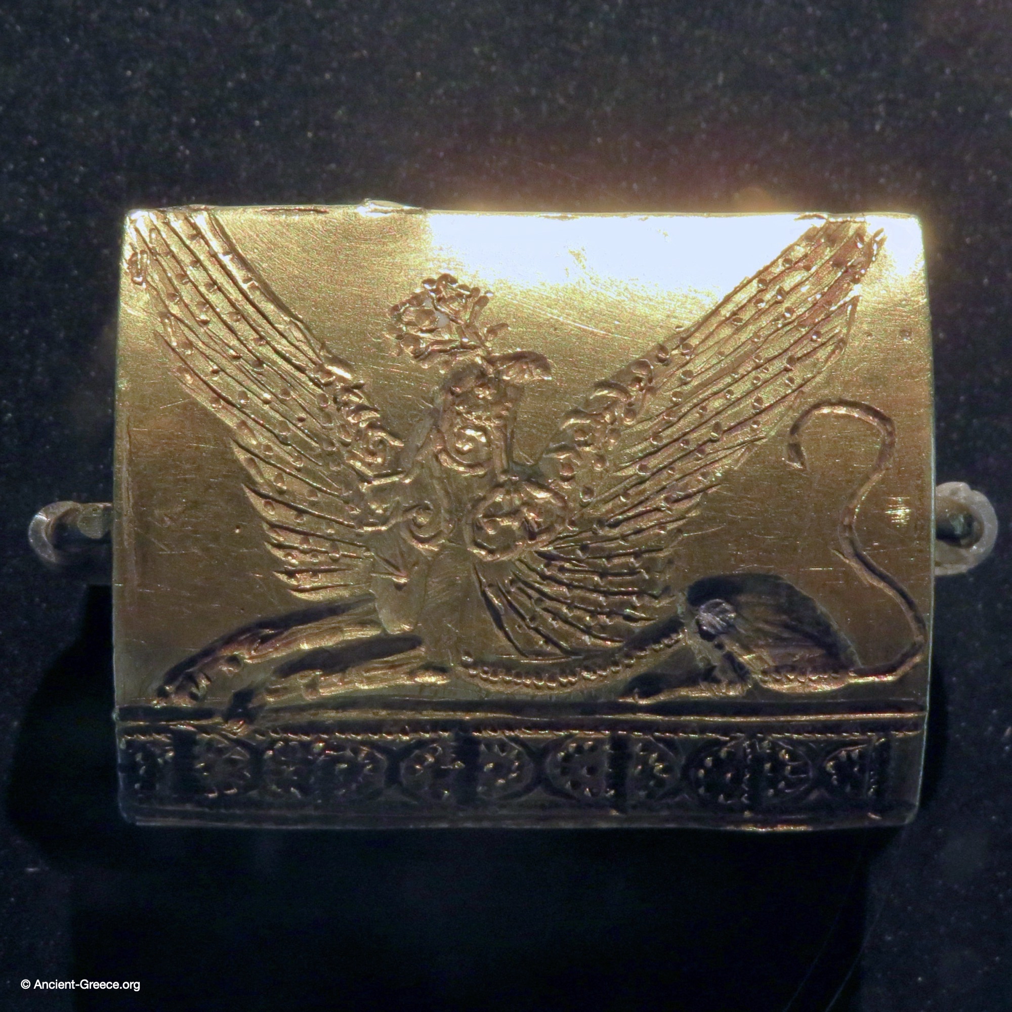 Gold Seal with Seated Griffin