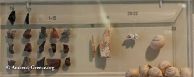 Objects from Franchthi Cave