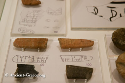 Linear B tablets