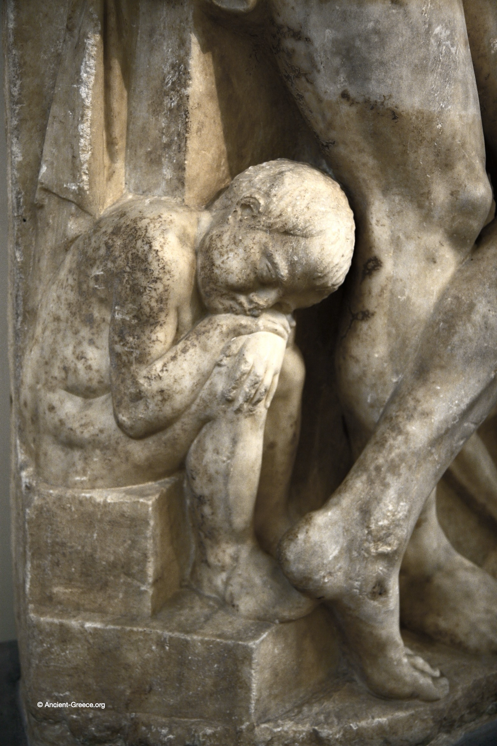 Ancient Greek art on exhibit in the National Archaeological Museum in Athens, Greece.