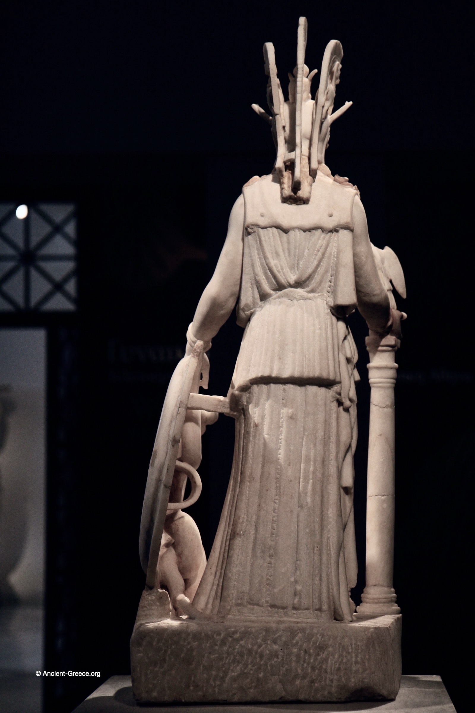 Ancient Greek art on exhibit in the National Archaeological Museum in Athens, Greece.
