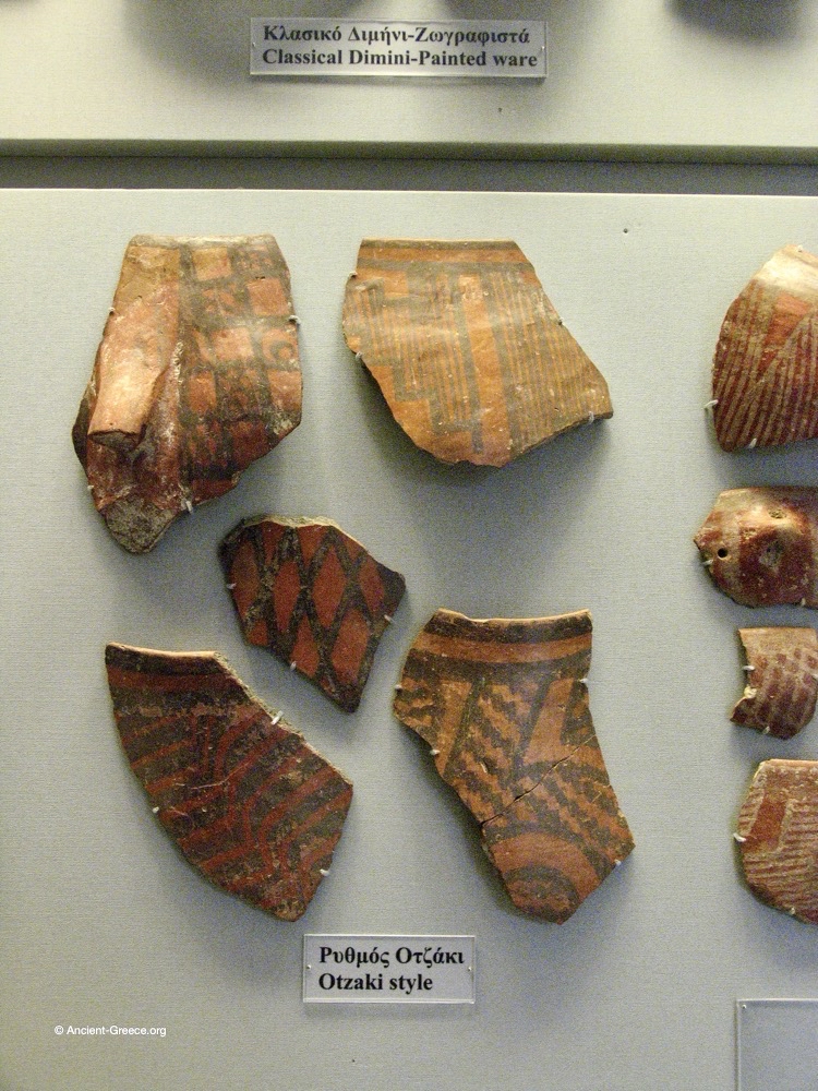 Stone Age ceramic shards