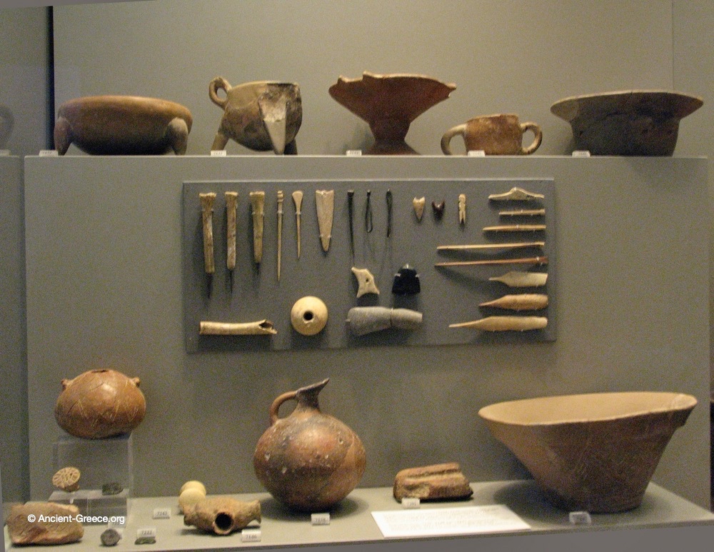 Stone Age tools and pottery