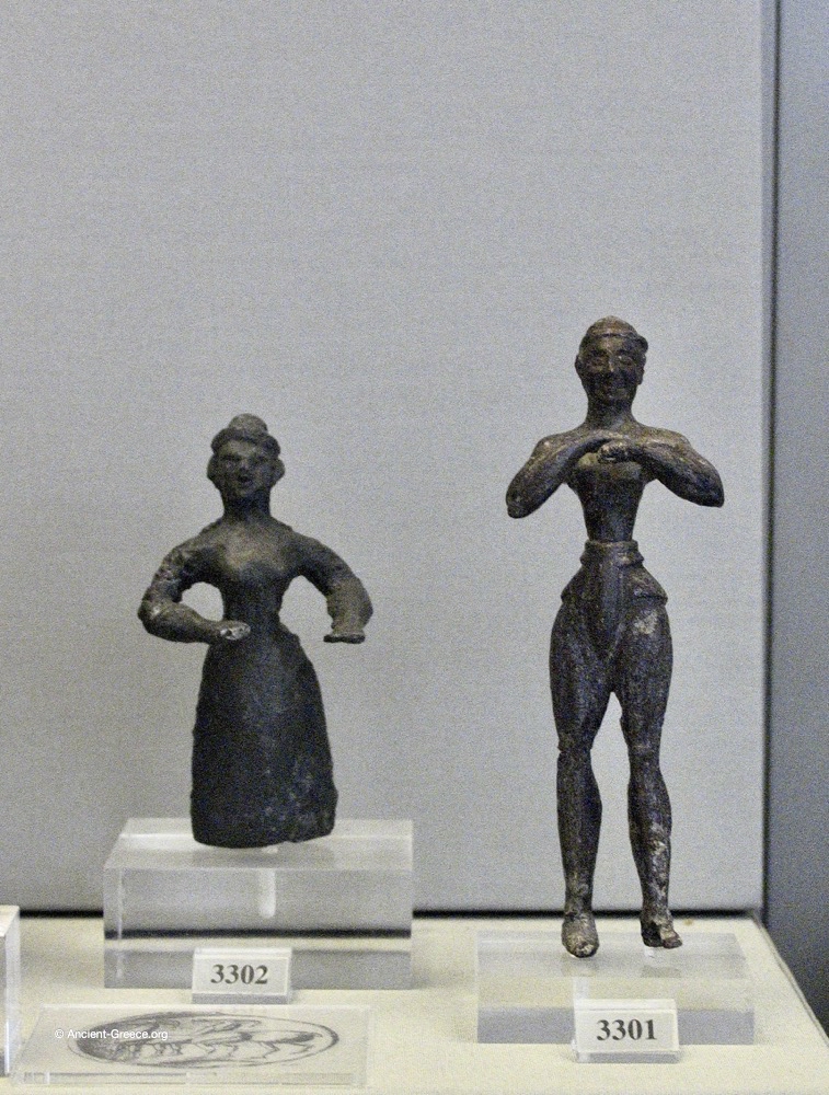Mycenaean statuette.