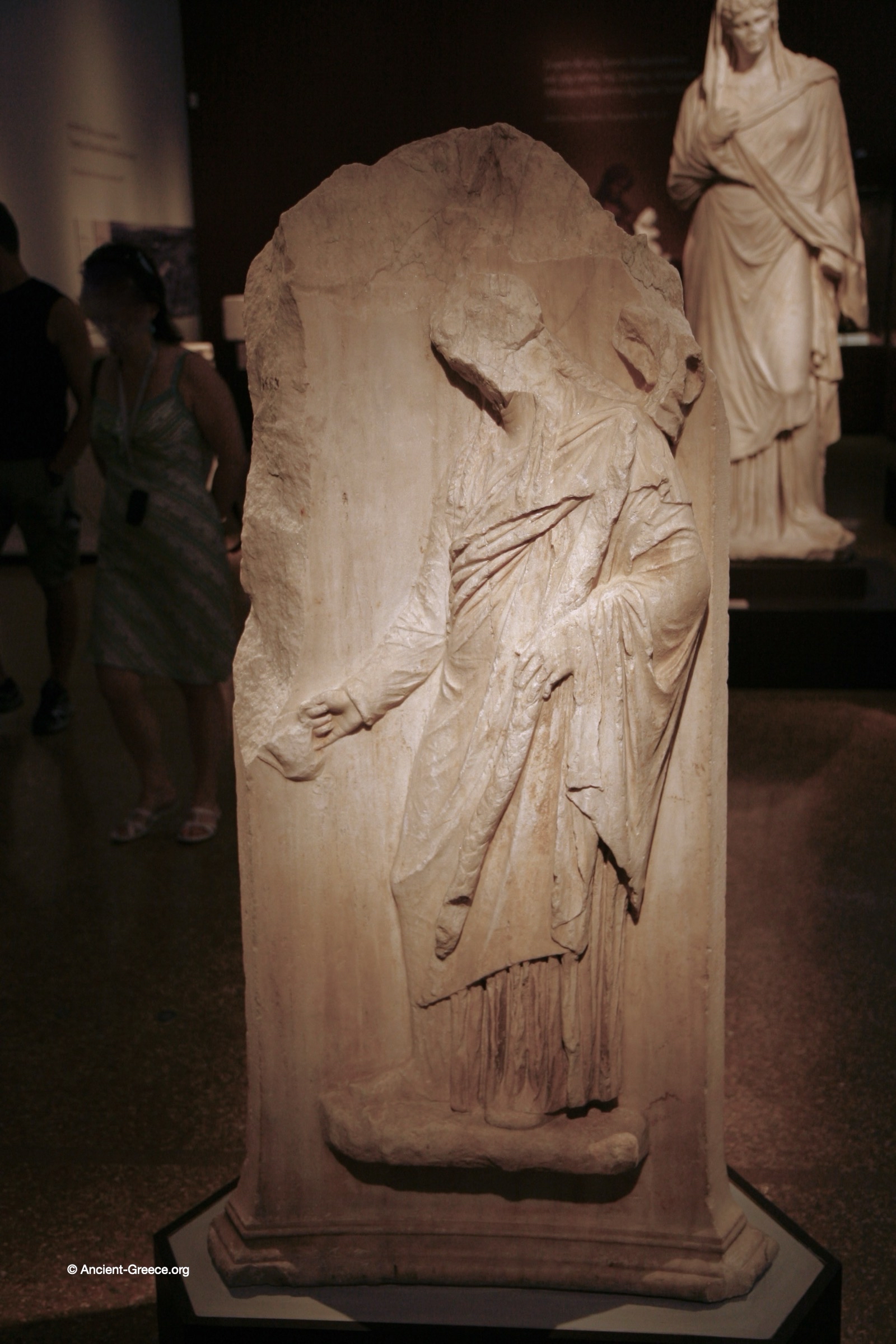 Ancient Greek art on exhibit in the National Archaeological Museum in Athens, Greece.