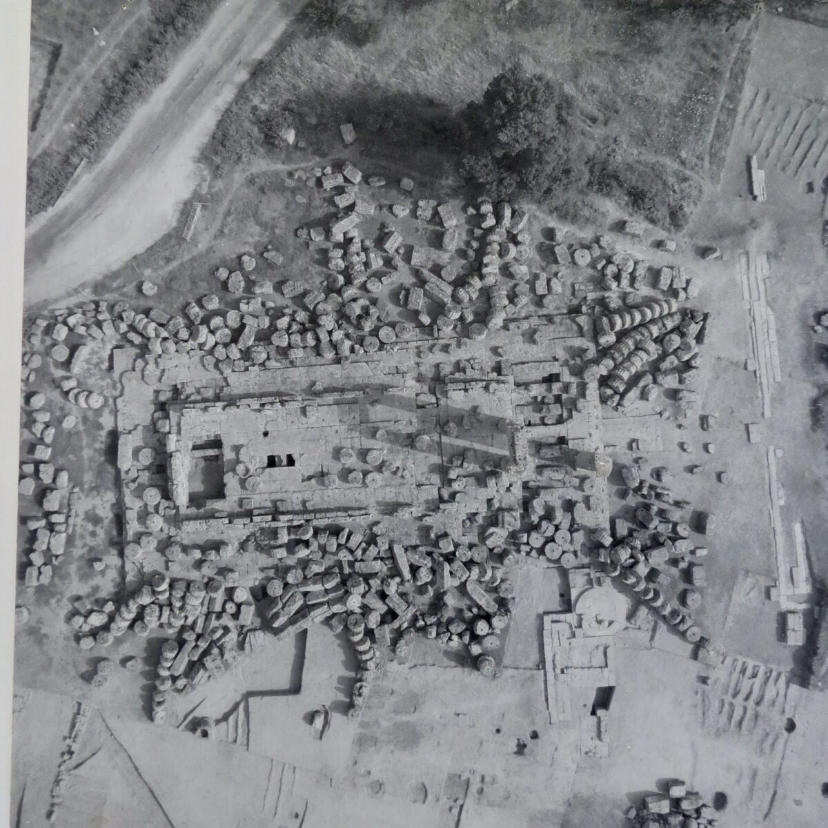 Aerial photograph of the Temple