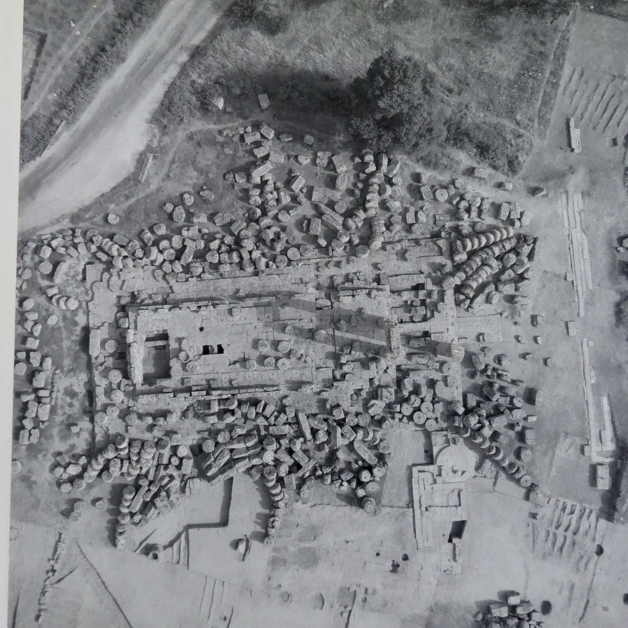 Aerial photograph of the Temple