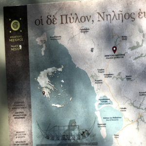 Nestor's Palace - Reconstruction Drawing and Map