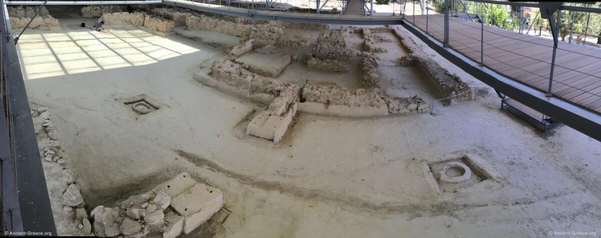 Nestor's Palace - Courtyard Panorama
