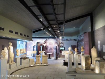 Archaeological Museum of Nikopolis interior view