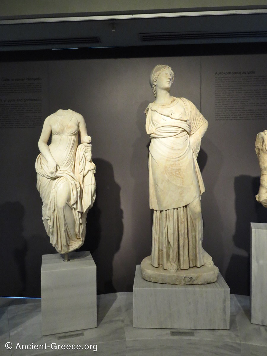 Statues of Aphrodite Urania and Athena Orator