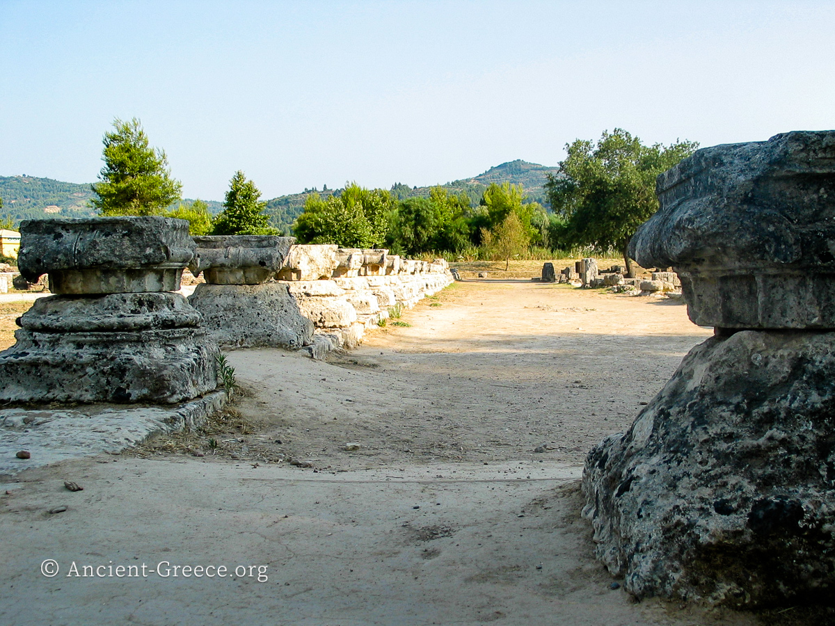 The Leonidaion ancient ruins