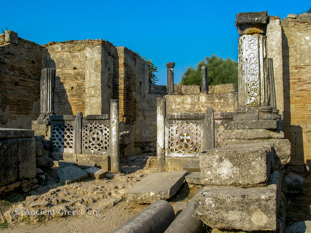 Phidias' Workshop ruins