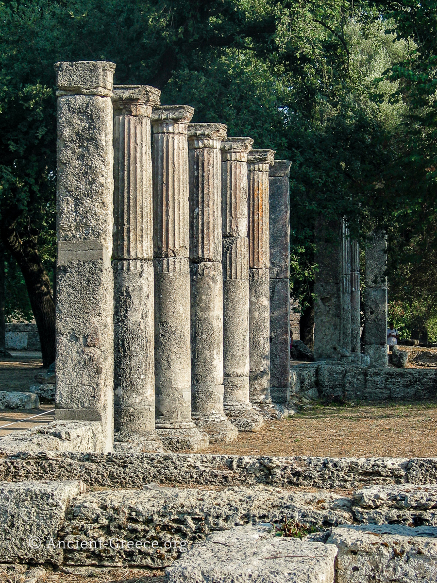 Olympia ancient Palaestra