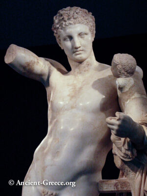 Hermes of Praxiteles statue