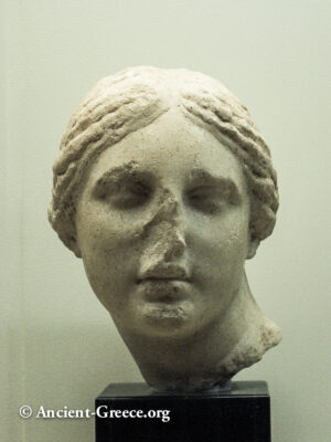 Female Marble Head