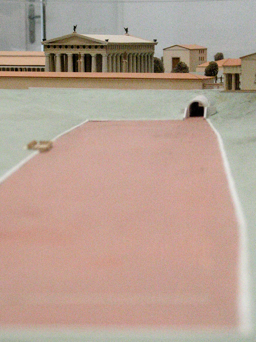 Scale model of ancient Olympia