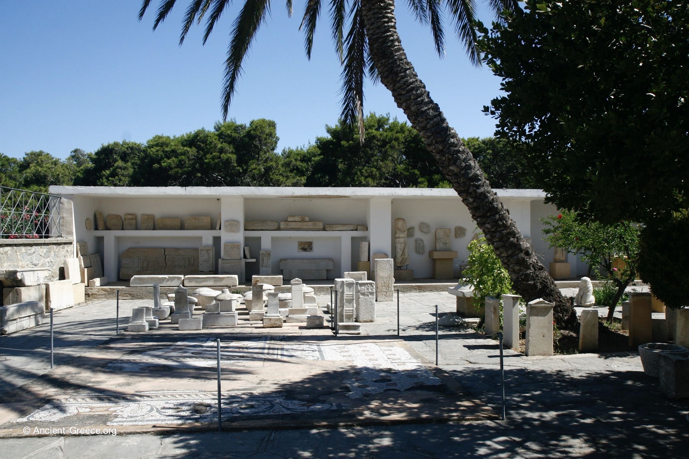 Paros Archaeological Museum, Paros Island, Greece.