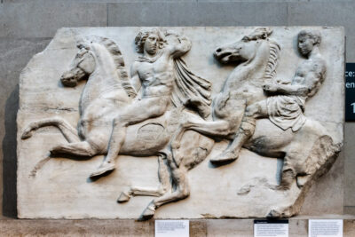 Parthenon frieze. Block W II