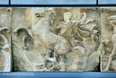 Parthenon frieze. Block W VIII