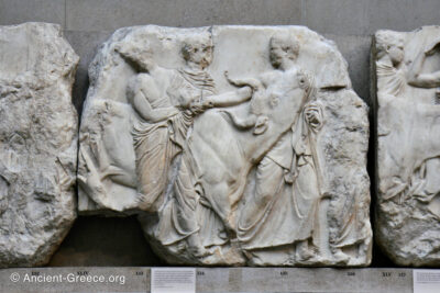 Parthenon frieze. Block S XLIV