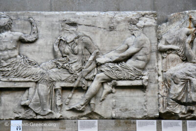 Parthenon frieze. Block E IV