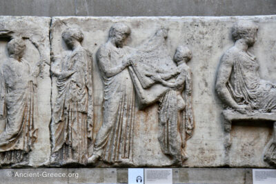 Parthenon frieze. Block E V