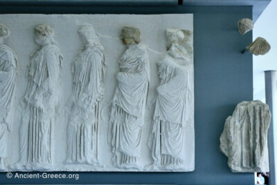 Parthenon frieze. Block E IX