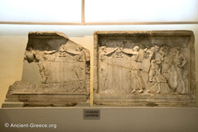 Two relief slabs